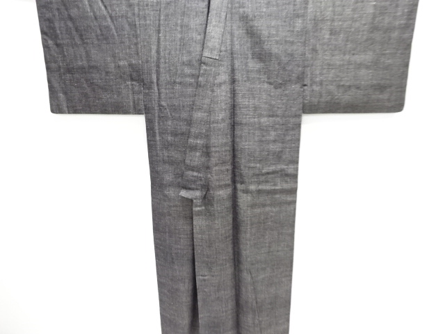  本場結城紬男物着物アンサンブル（杢）（キングサイズ）